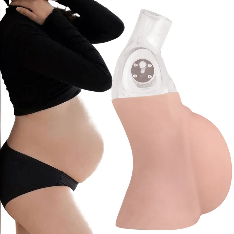 Anime Cosplay Pregnant - 머드라인 없는 임신 배 가짜 임신