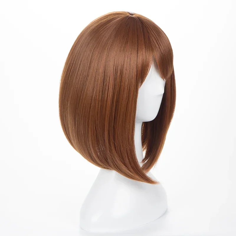 Anime Cosplay Website - 짧은 갈색 밥 스타일 내열성 코스프레