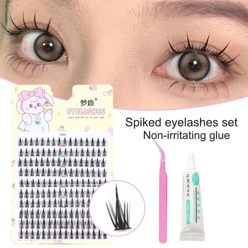 Anime Cosplay Makeup - 160 클러스터 개별 애니메이션 속눈썹 키트