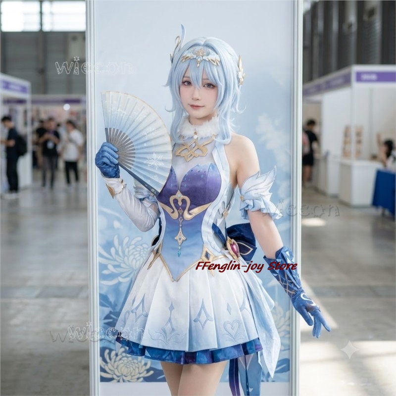 Anime Cosplay Photoshoot - 겐신 임팩트 오데트 컴플리트 게임 코스튬