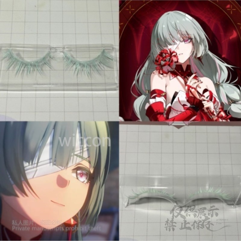Costume Anime Cosplay - 애니메이션 Phrolova 코스프레 가발 그린 핑크