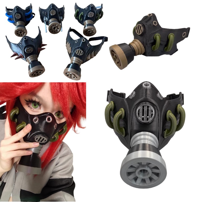 Anime Cosplay Mask - Riyo Rudo Tamsy Zanka Enjin Guita