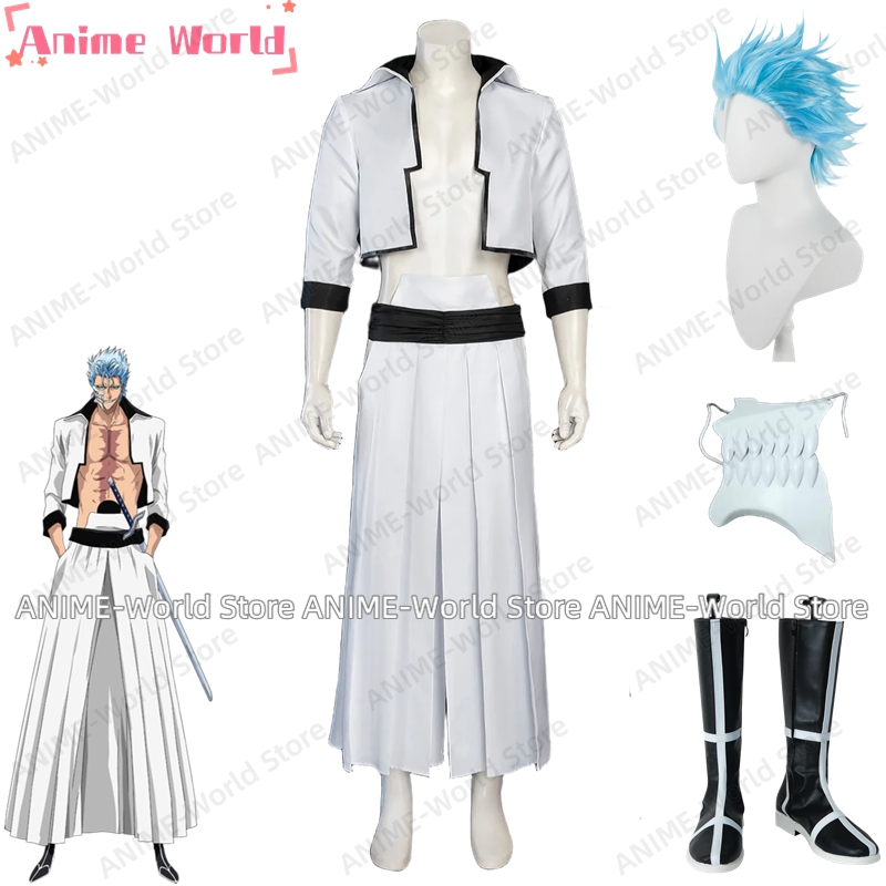 Anime Cosplay Mask - 《맞춤형 사이즈》애니메이션 Grimmjow Jaegerjaquez 코스프레 의상