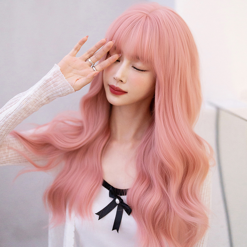 Anime Cosplay Easy - NAMM 긴 웨이브 곱슬 합성 사쿠라