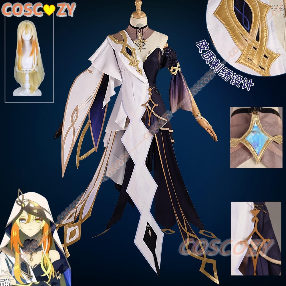 Anime Cosplay Japanese Girl - Genshin Impact Rhinedottir Naberius 코스프레 의상