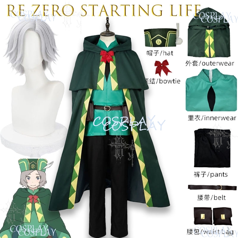 Anime Cosplay Photoshoot - Re Zero Otto Suwen Cos Cloak