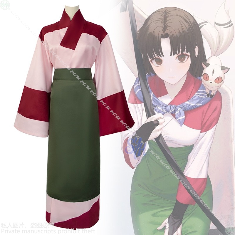 애니메이션 영화 산고 코스프레 의상 일본 복고풍 기모노 - Anime Cosplay Japanese Girl 리뷰 및 가격