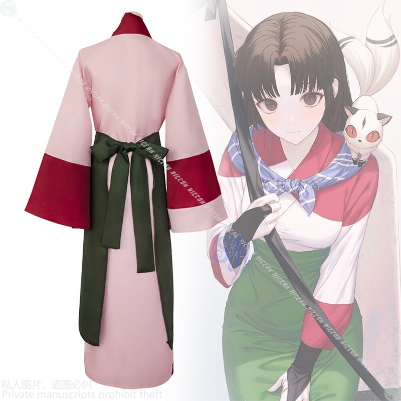 애니메이션 영화 산고 코스프레 의상 일본 복고풍 기모노 - Anime Cosplay Japanese Girl 리뷰 및 가격