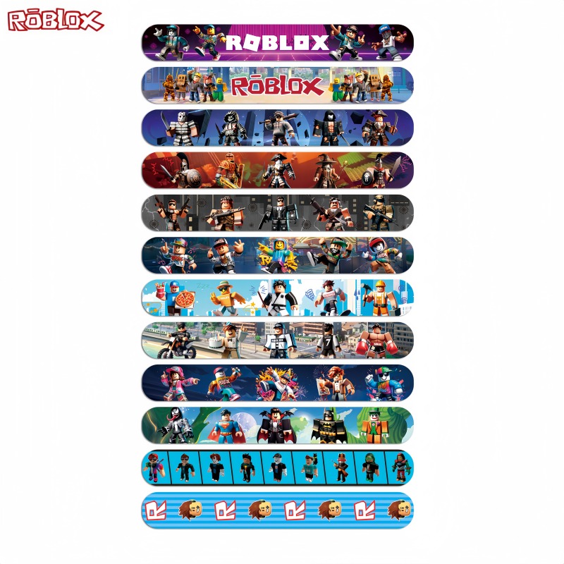 12/24Pcs Roblox 게임 탄력성 슬랩 팔찌 애 - Anime Cosplay Roblox 리뷰 및 가격