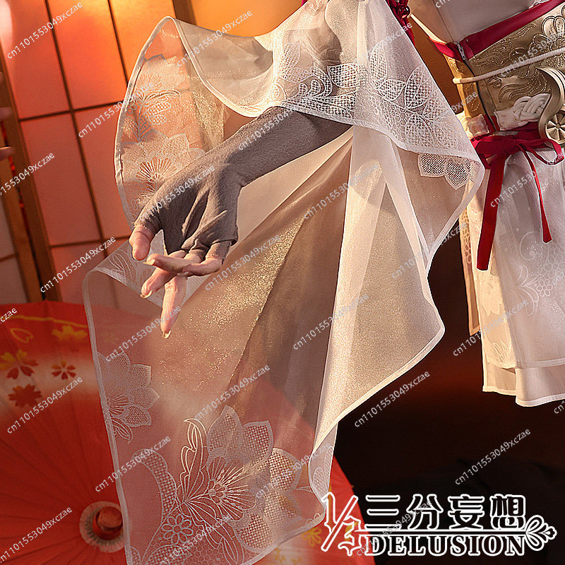 나라카: 블레이드포인트 코스프레 월넛 화이트 실크 오타 - Costume Anime Cosplay 리뷰 및 가격