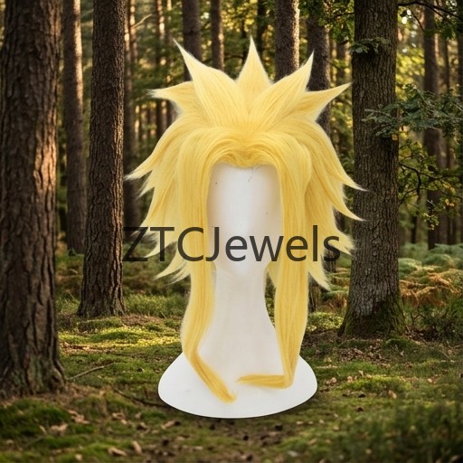 나의 히어로 아카데미아 올마이트 코스프레 가발 노란색  - Anime Cosplay Website 리뷰 및 가격