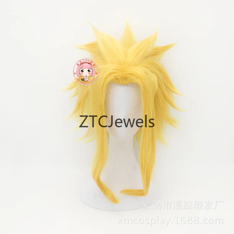 나의 히어로 아카데미아 올마이트 코스프레 가발 노란색  - Anime Cosplay Website 리뷰 및 가격