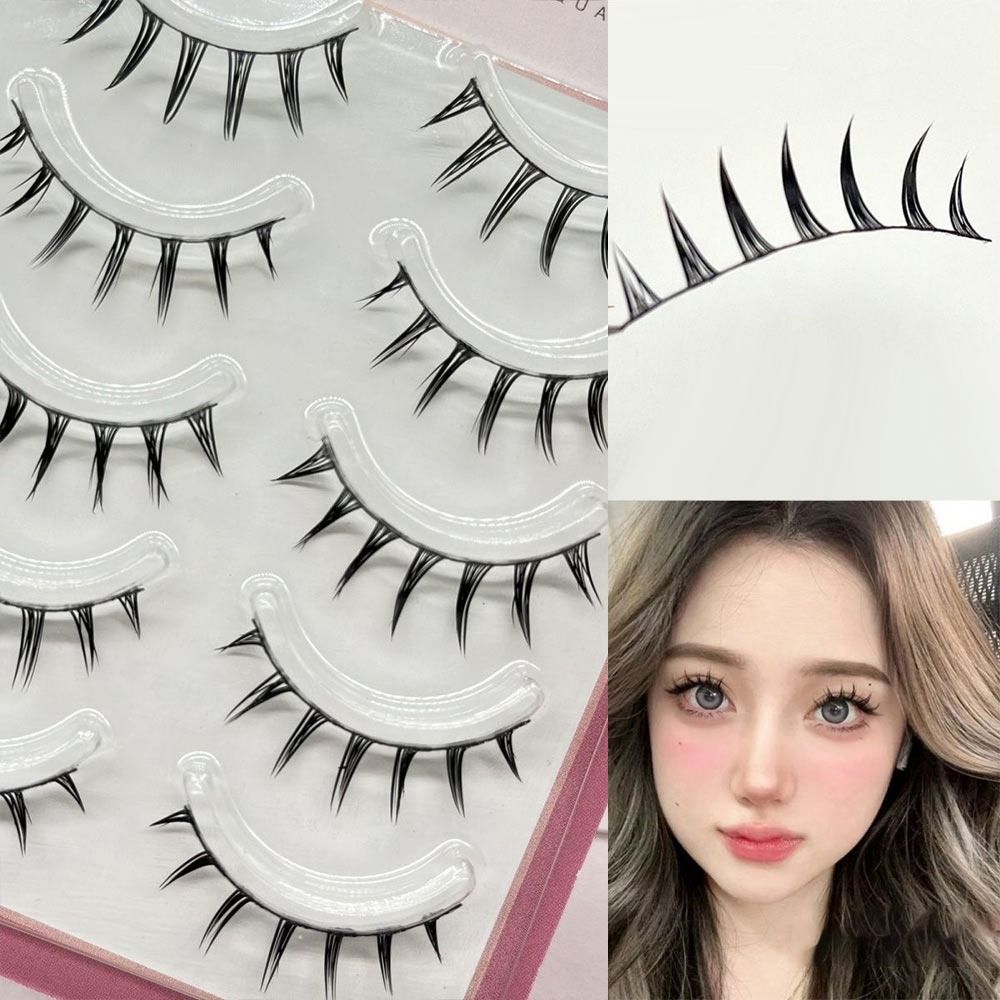 가짜 밍크 가짜 속눈썹 5 쌍 팩 극적인 두꺼운 만화  - Anime Cosplay Makeup 리뷰 및 가격