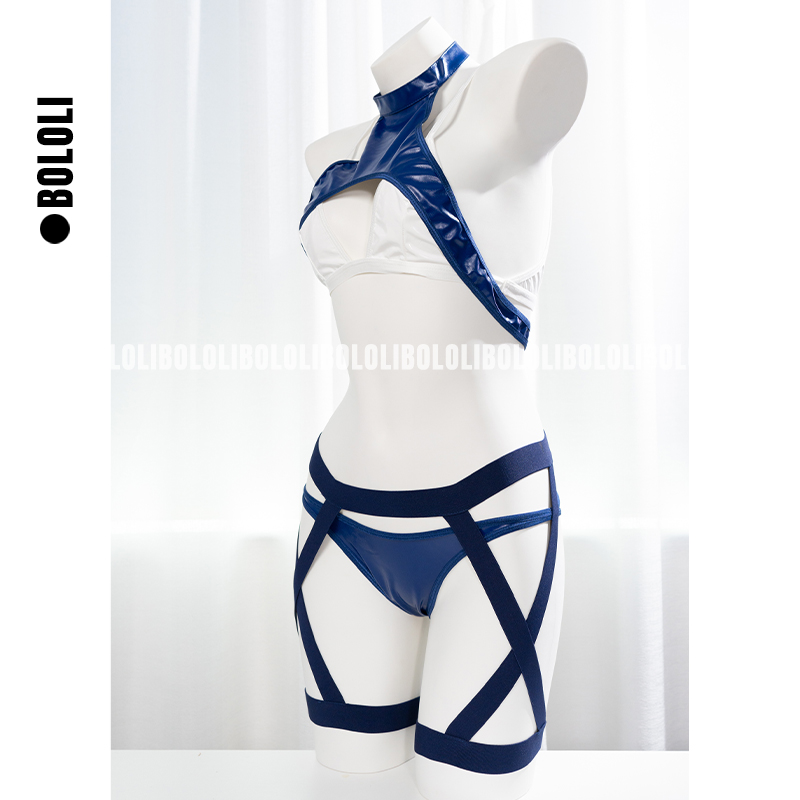 애니메이션 전술 파란색 흰색 섹시한 비키니 게임 코스프 - Anime Cosplay Photoshoot 리뷰 및 가격