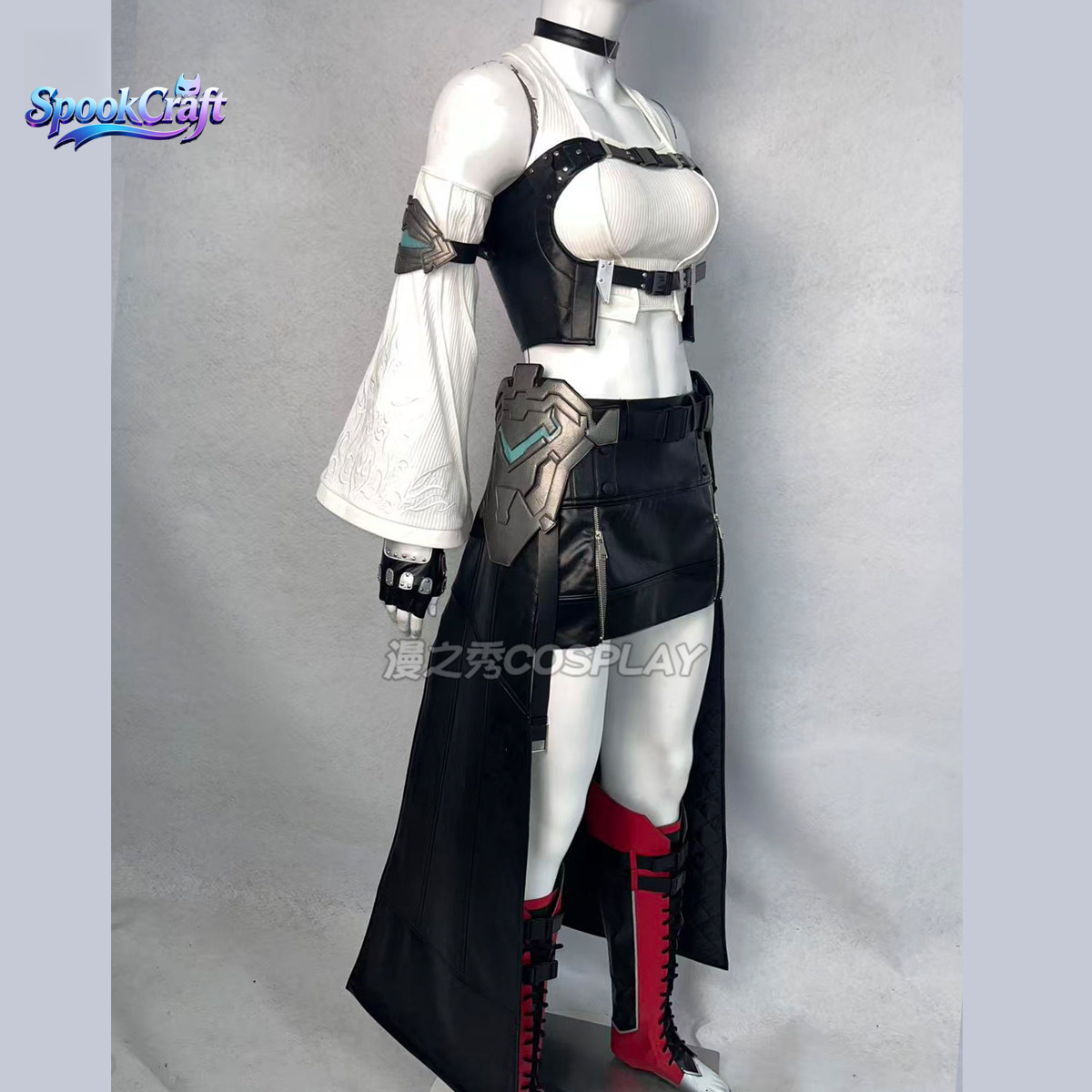 FF7 티파 아포칼립스 블랙 메이지 코스프레 풀 세트  - Anime Cosplay Photoshoot 리뷰 및 가격