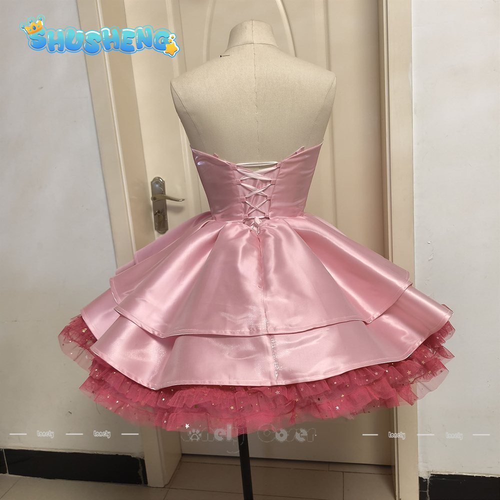 애니메이션 좀비 스테이지 미지 코스프레 의상 가발 핑크 - Anime Cosplay Mask 리뷰 및 가격