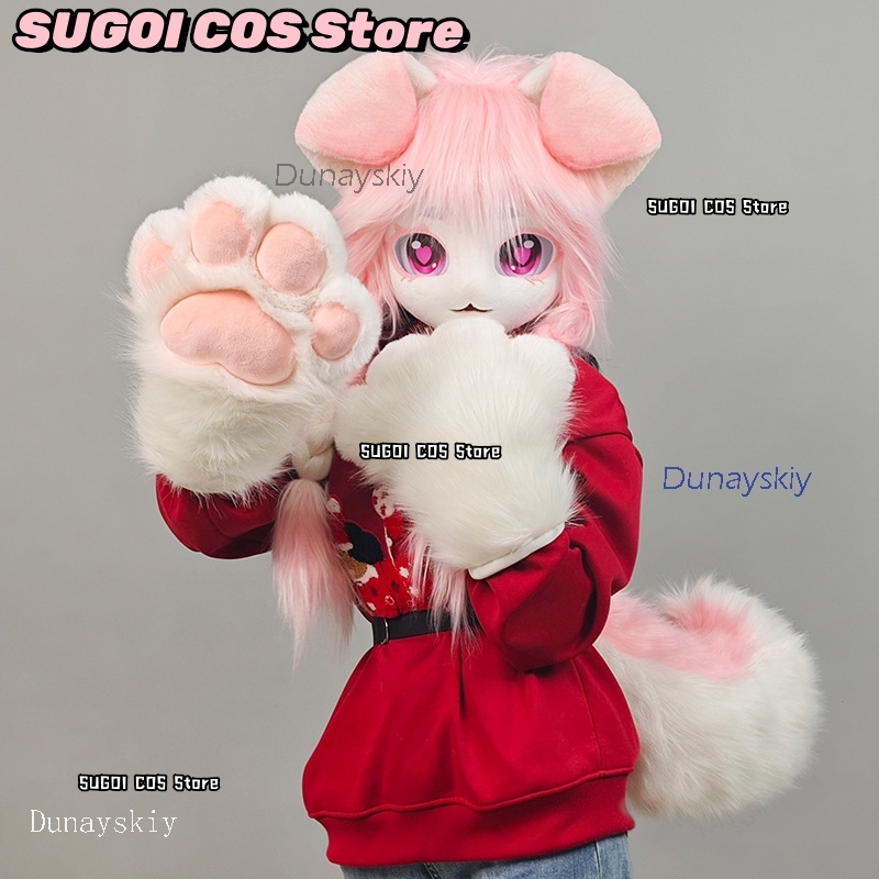 aBcSCS*퍼슈트 헤드 키구루미 귀여운 털 마스크 코 - Anime Cosplay Mask 리뷰 및 가격