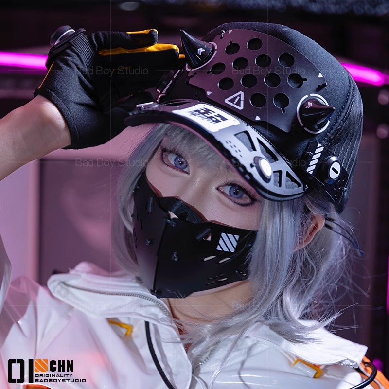 2025 게임 사이버펑크 코스프레 마스크 액세서리 여성 - Anime Cosplay Mask 리뷰 및 가격